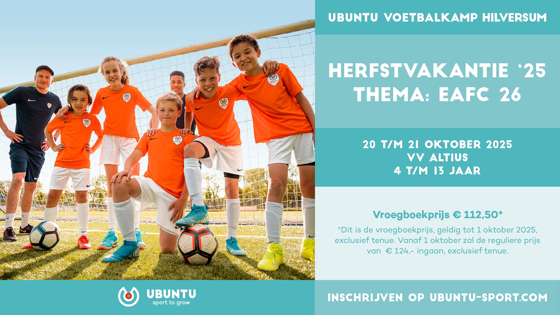 Ubuntu Voetbalkamp in Hilversum